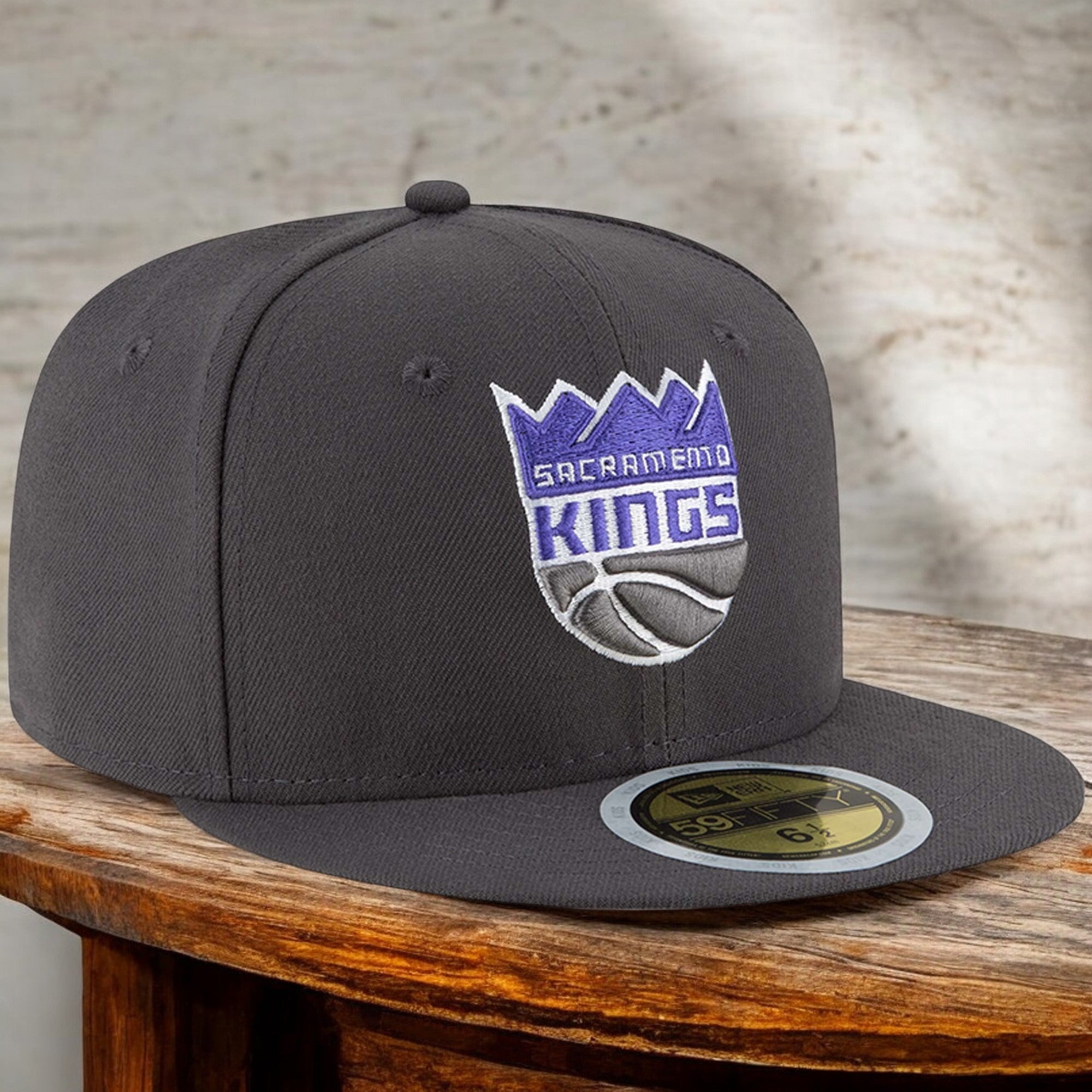 [70343544] MENS NEW ERA NBA SACRAMENTO KINGS 5950 FITTED - DARK GRAY