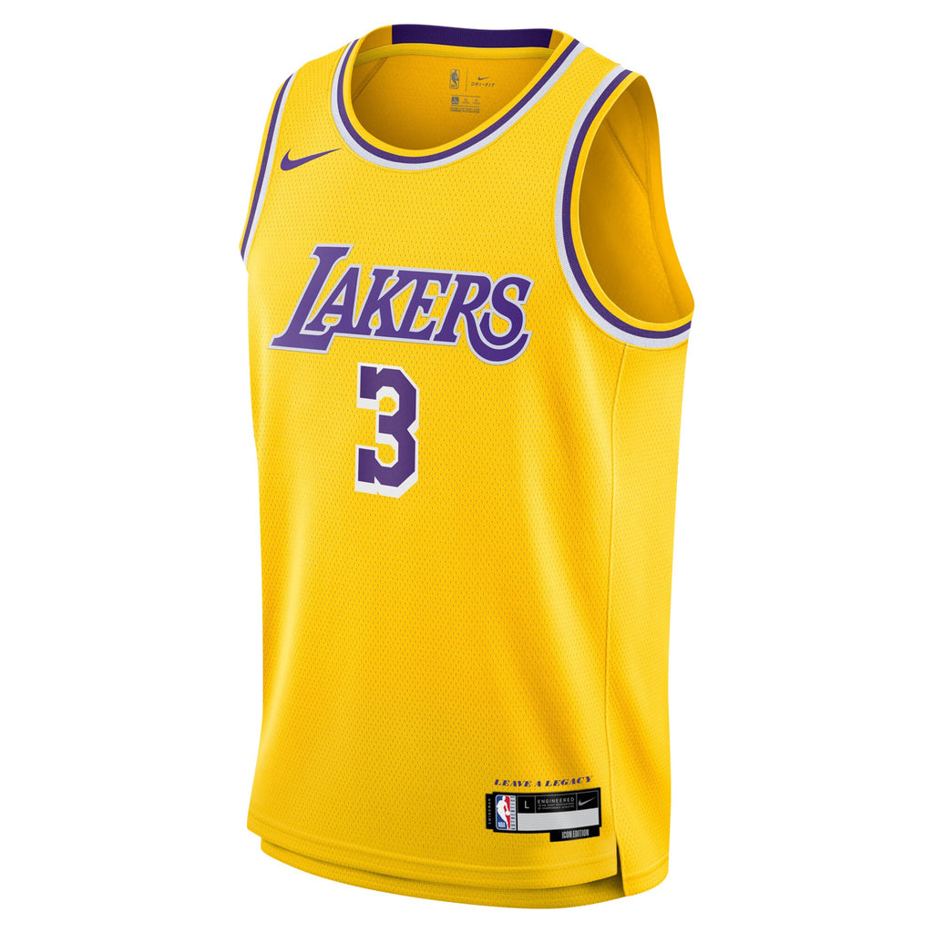 Youth Nike NBA ANTHONY DAVIS LOS ANGELES LAKERS SWINGMAN JERSEY - ICON EDITION