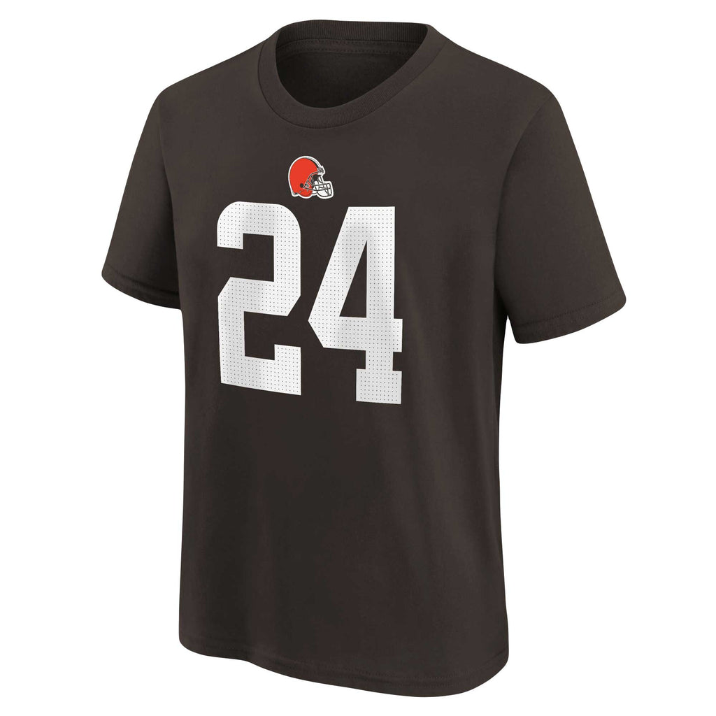 [9Z1B7FGD7-BRWNC] YOUTH NIKE NICK CHUBB BROWN CLEVELAND BROWNS T-SHIRT