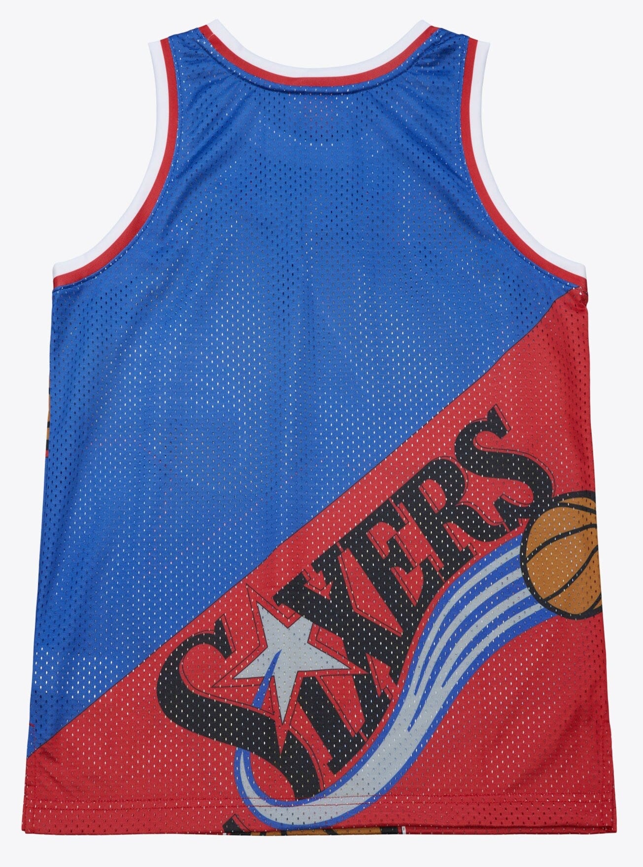 [TMTK4350-P76YYPPPBLUE] MENS MITCHELL & NESS BIG FACE FASHION TANK 5.0 76ERS