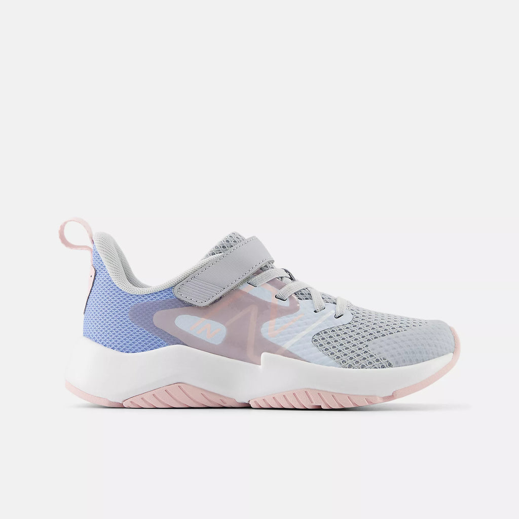 [YTRAVAG2 WIDE] PRESCHOOL NEW BALANCE RAVE RUN V2 BUNGEE STRAP WIDE