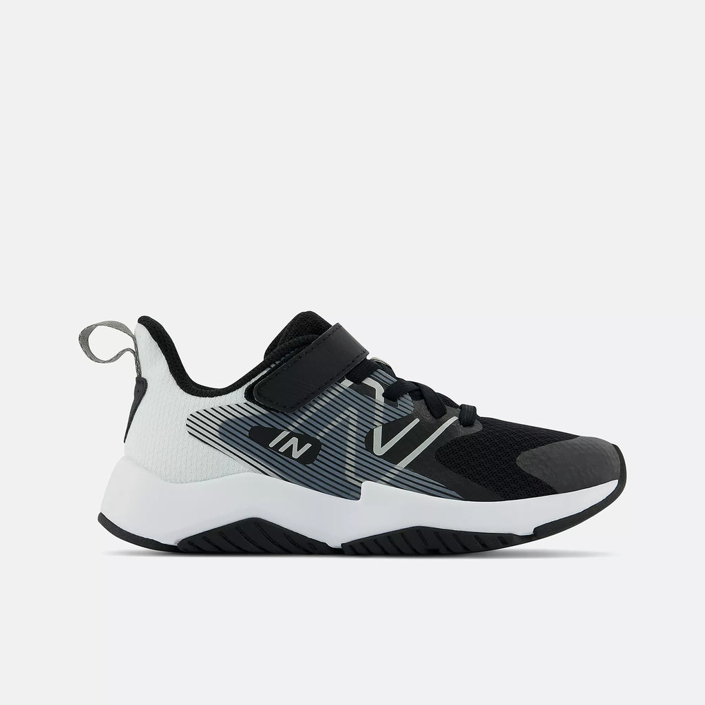 [YTRAVBW2 X-WIDE] PRESCHOOL NEW BALANCE RAVE RUN V2 BUNGEE 'BLACK' EXTRA WIDE