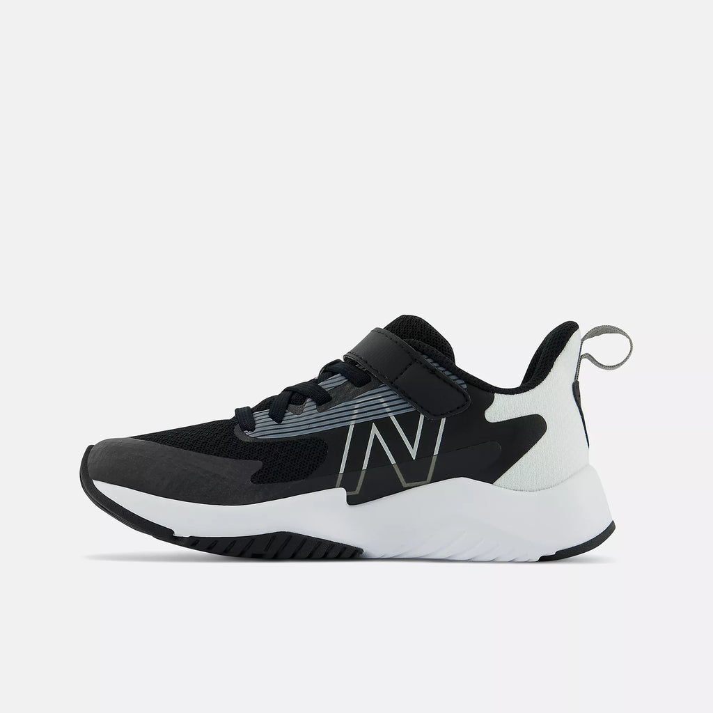 [YTRAVBW2 X-WIDE] PRESCHOOL NEW BALANCE RAVE RUN V2 BUNGEE 'BLACK' EXTRA WIDE