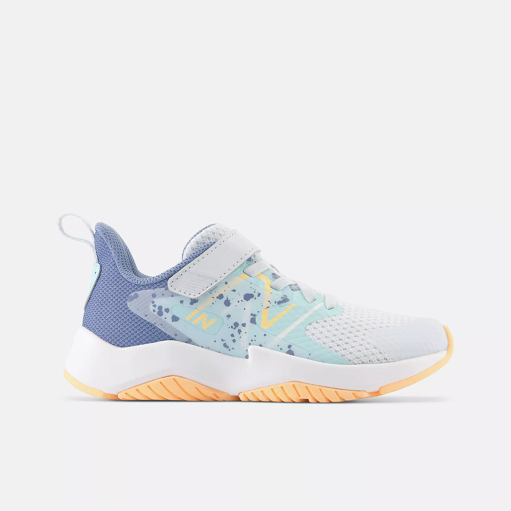[YTRAVIB2 WIDE] PRESCHOOL NEW BALANCE RAVE RUN V2 BUNGEE LACE TOP STRAP WIDE