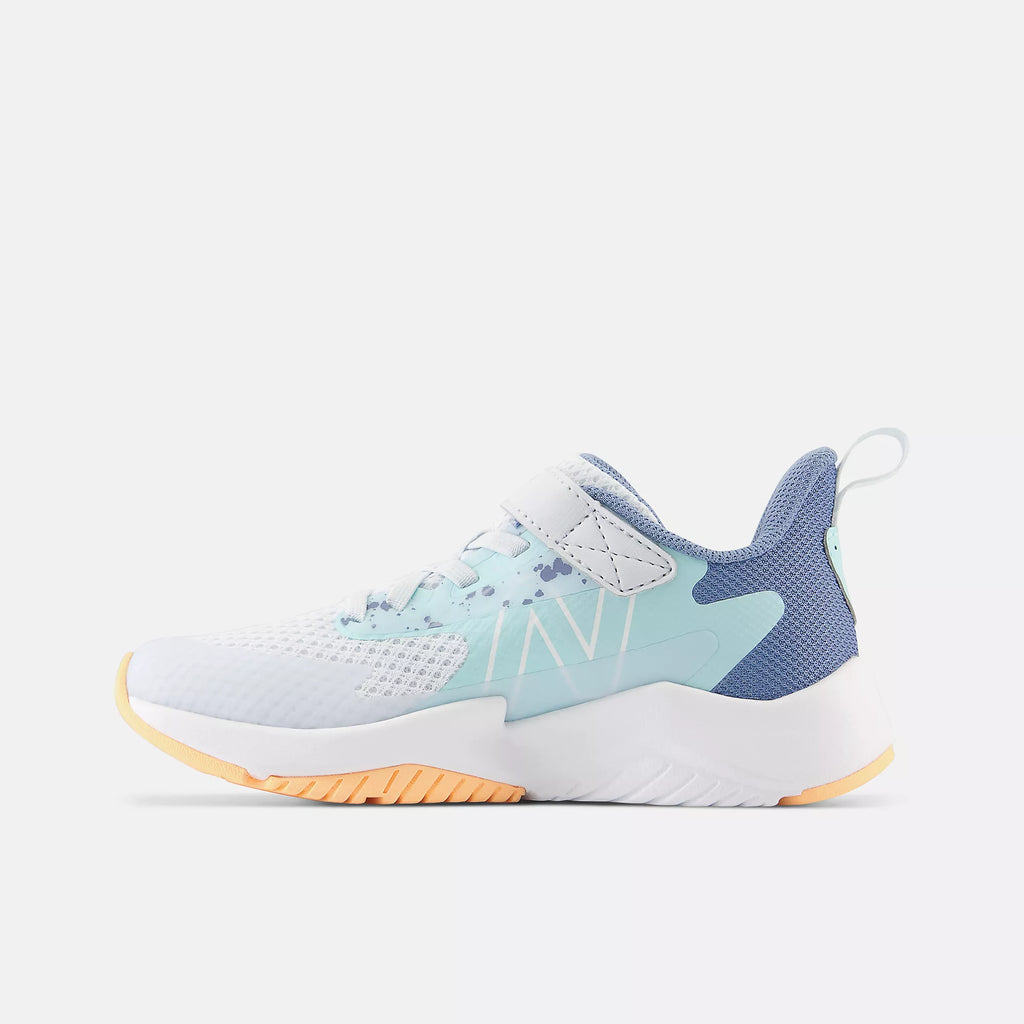 [YTRAVIB2 WIDE] PRESCHOOL NEW BALANCE RAVE RUN V2 BUNGEE LACE TOP STRAP WIDE