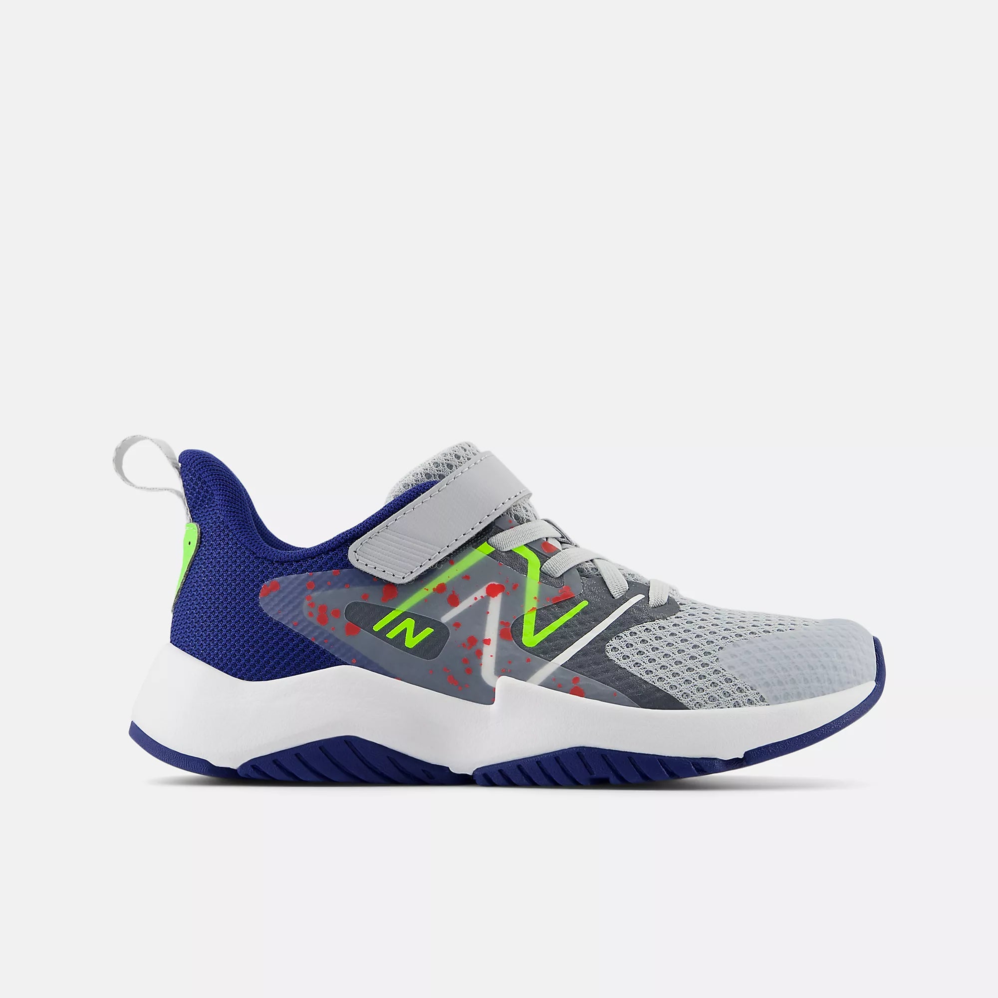 [YTRAVKG2] PRESCHOOL NEW BALANCE RAVE RUN V2 BUNGEE LACE 'PIXEL GREEN (PS)'