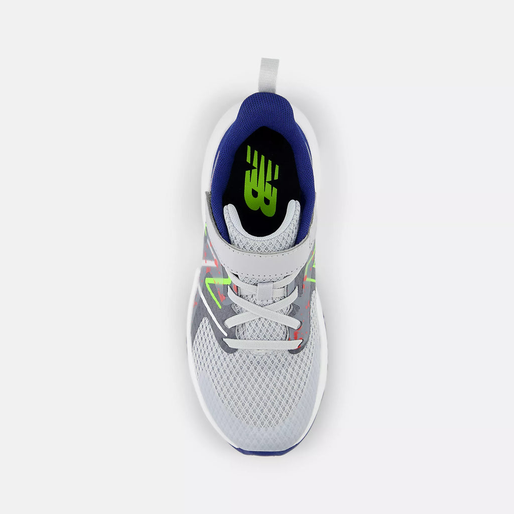 [YTRAVKG2] PRESCHOOL NEW BALANCE RAVE RUN V2 BUNGEE LACE 'PIXEL GREEN (PS)'