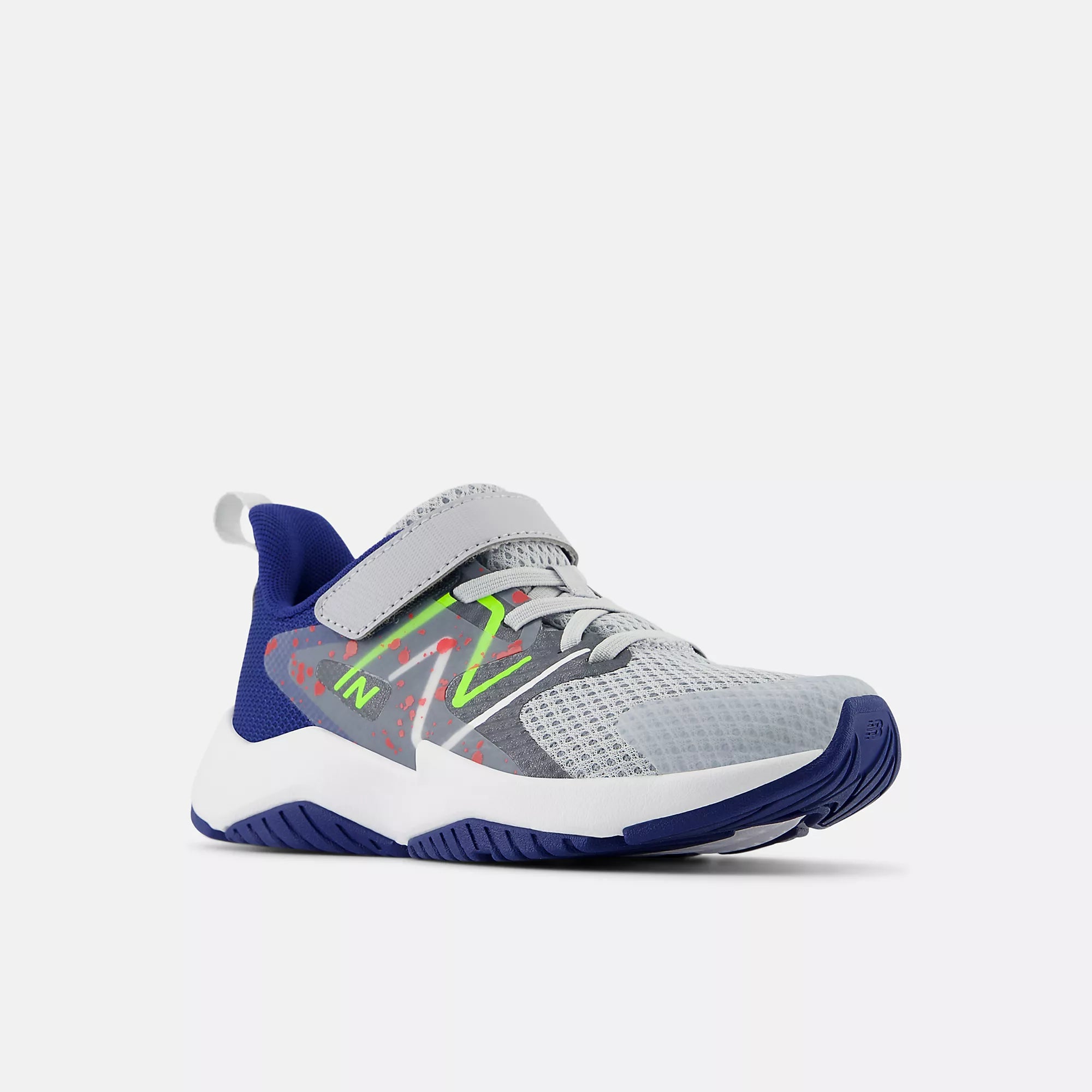 [YTRAVKG2] PRESCHOOL NEW BALANCE RAVE RUN V2 BUNGEE LACE 'PIXEL GREEN (PS)'