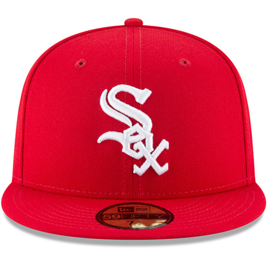 [10023368] Mens New Era MLB League Basic 59Fifty Fitted Cap Chicago White Sox