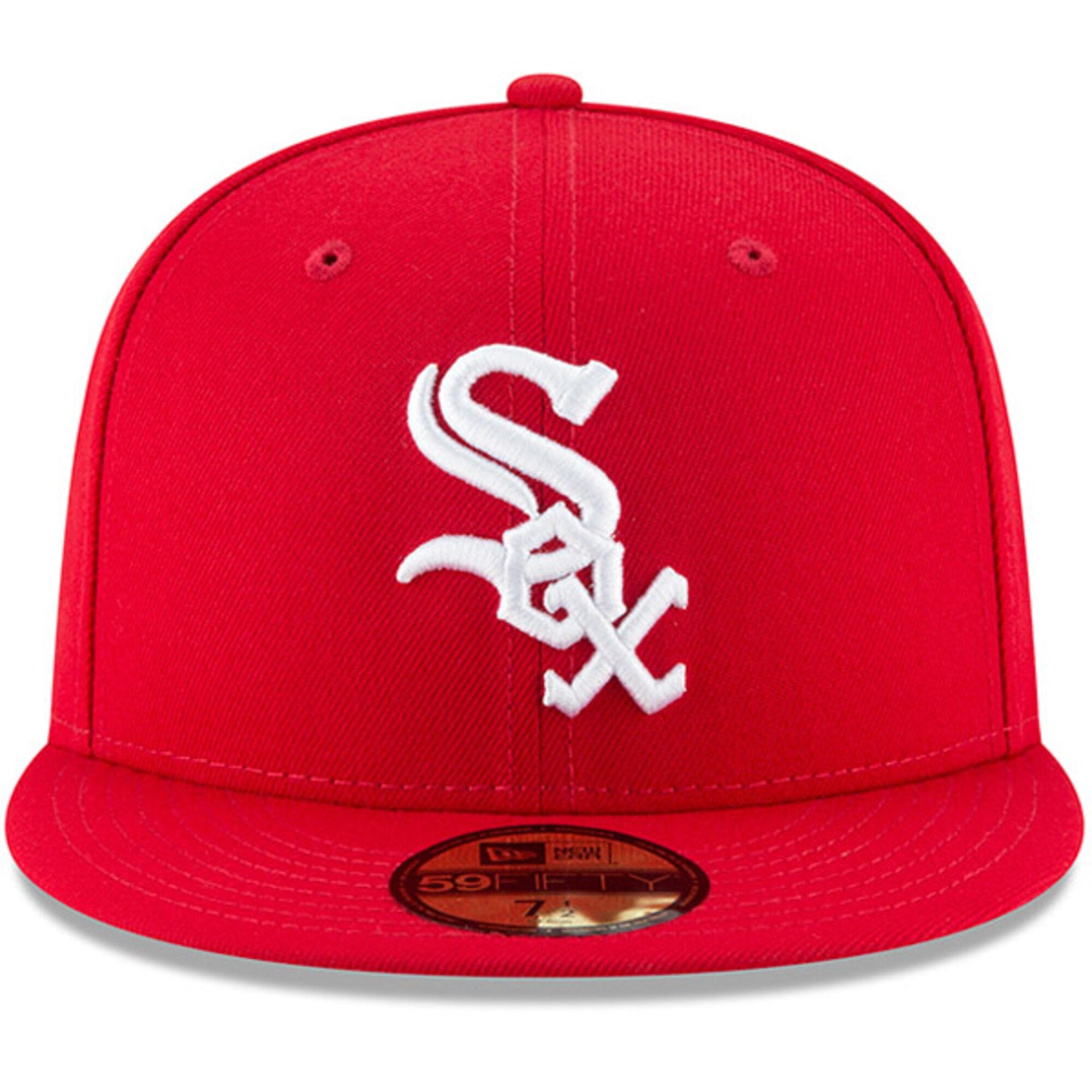 [10023368] Mens New Era MLB League Basic 59Fifty Fitted Cap Chicago White Sox