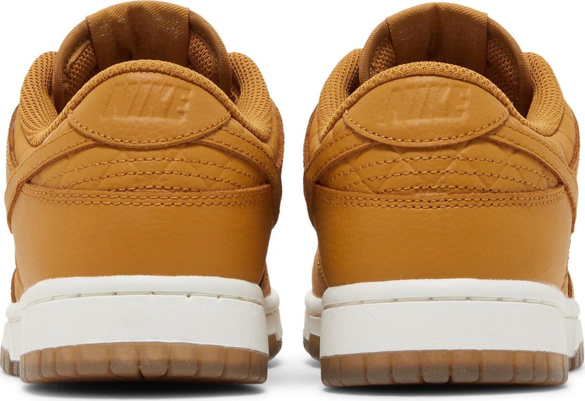 [DX3374-700] Womens Nike DUNK LOW 'Quilted Wheat'