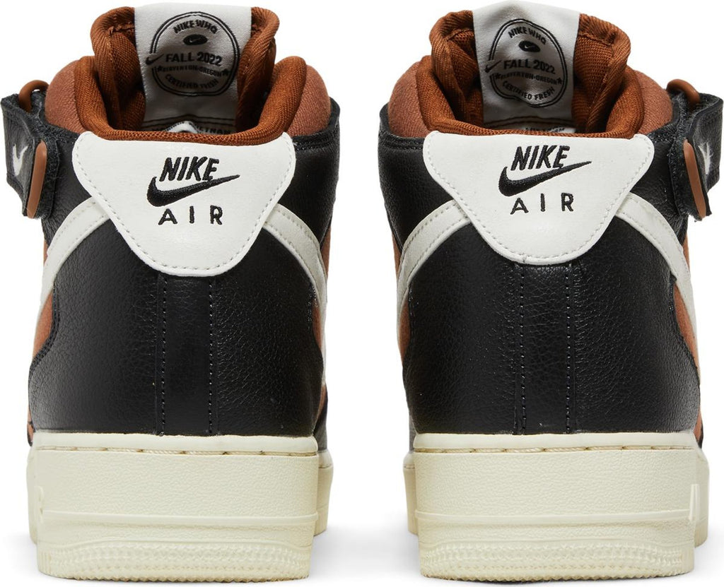 [DQ8766-001] Mens Nike Air Force 1 Mid '07 'Vintage Off-Noir Pecan'