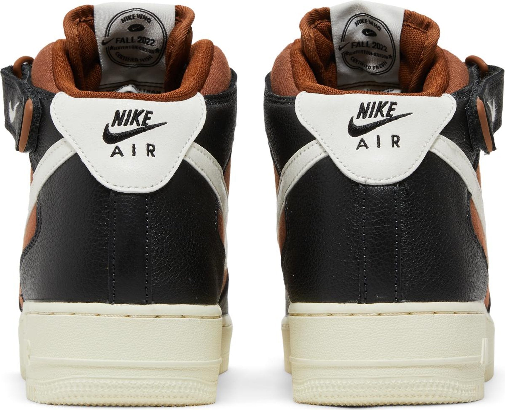 [DQ8766-001] Mens Nike Air Force 1 Mid '07 'Vintage Off-Noir Pecan'