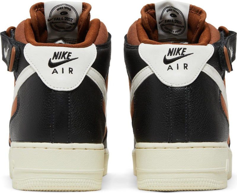 [DQ8766-001] Mens Nike Air Force 1 Mid '07 'Vintage Off-Noir Pecan'