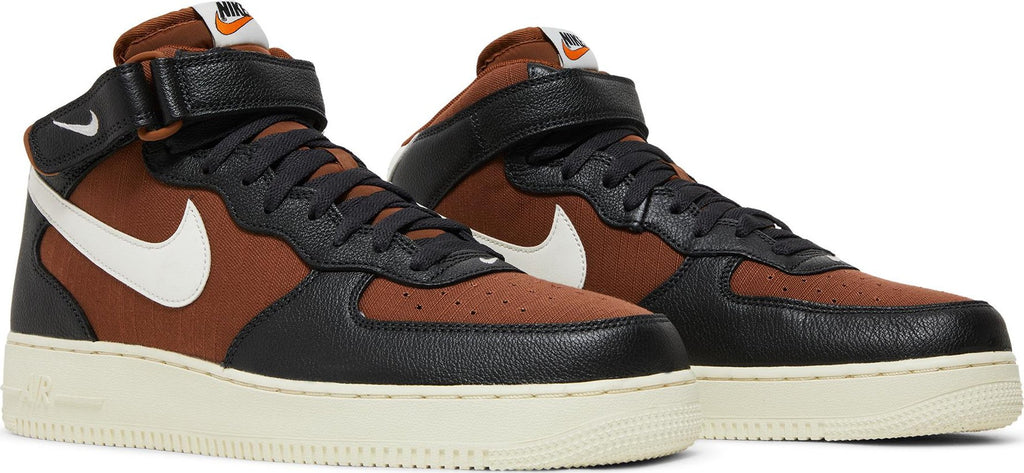 [DQ8766-001] Mens Nike Air Force 1 Mid '07 'Vintage Off-Noir Pecan'