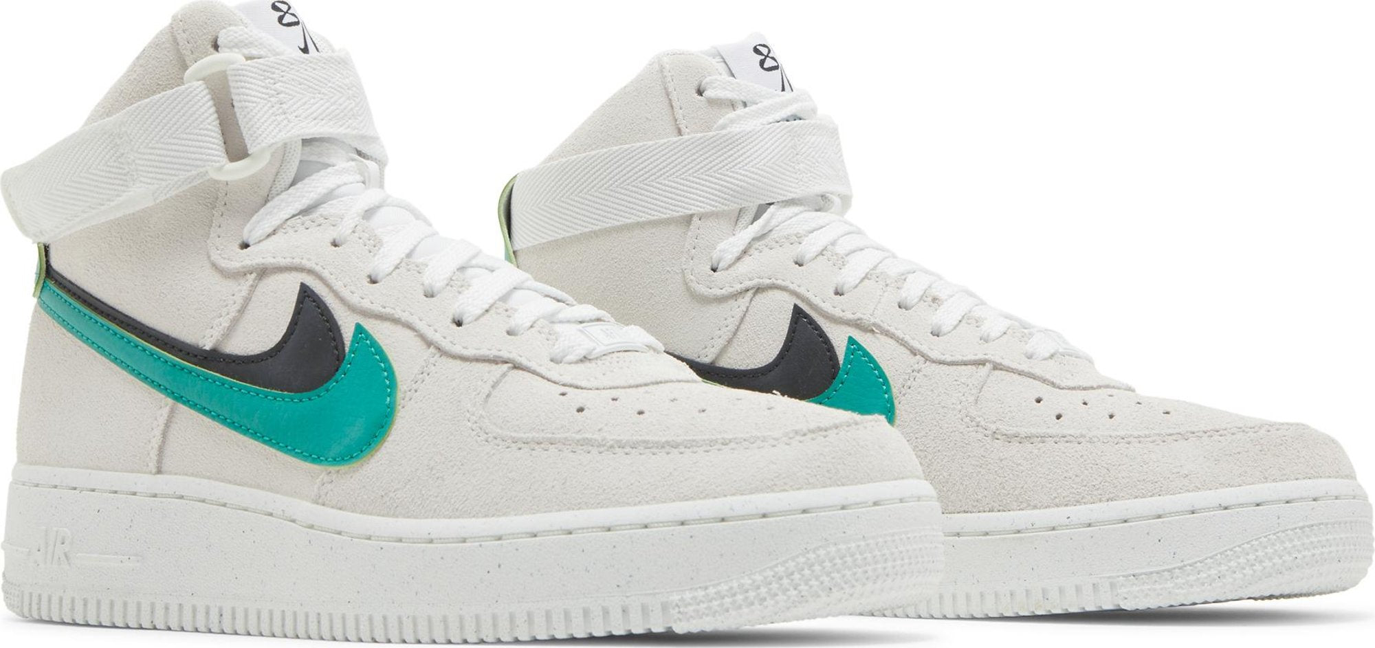 [DO9460-100] Womens Nike Air Force 1 High SE 'Sesame Neptune Green'