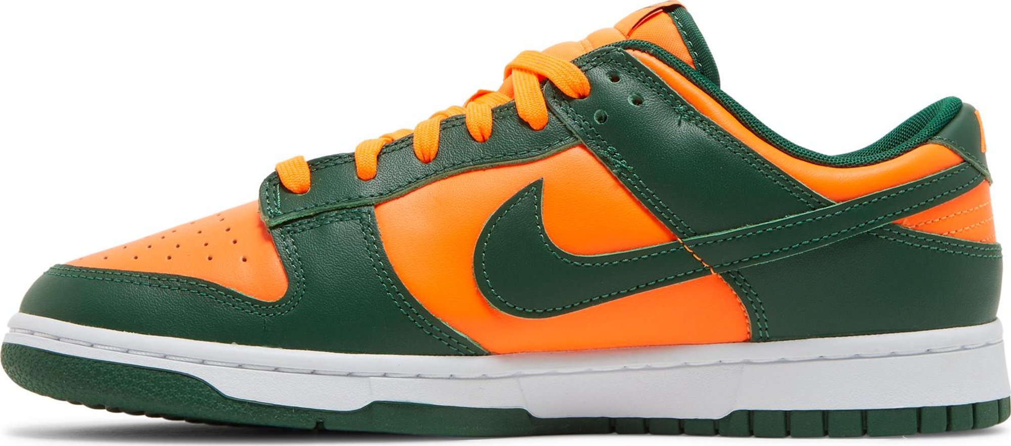 [DD1391-300] Mens Nike Dunk Low Retro 'Miami Hurricanes'