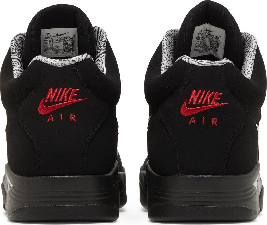 [DQ7687-003] Mens Nike Air Flight Lite II Mid 'Black White Varsity Red'