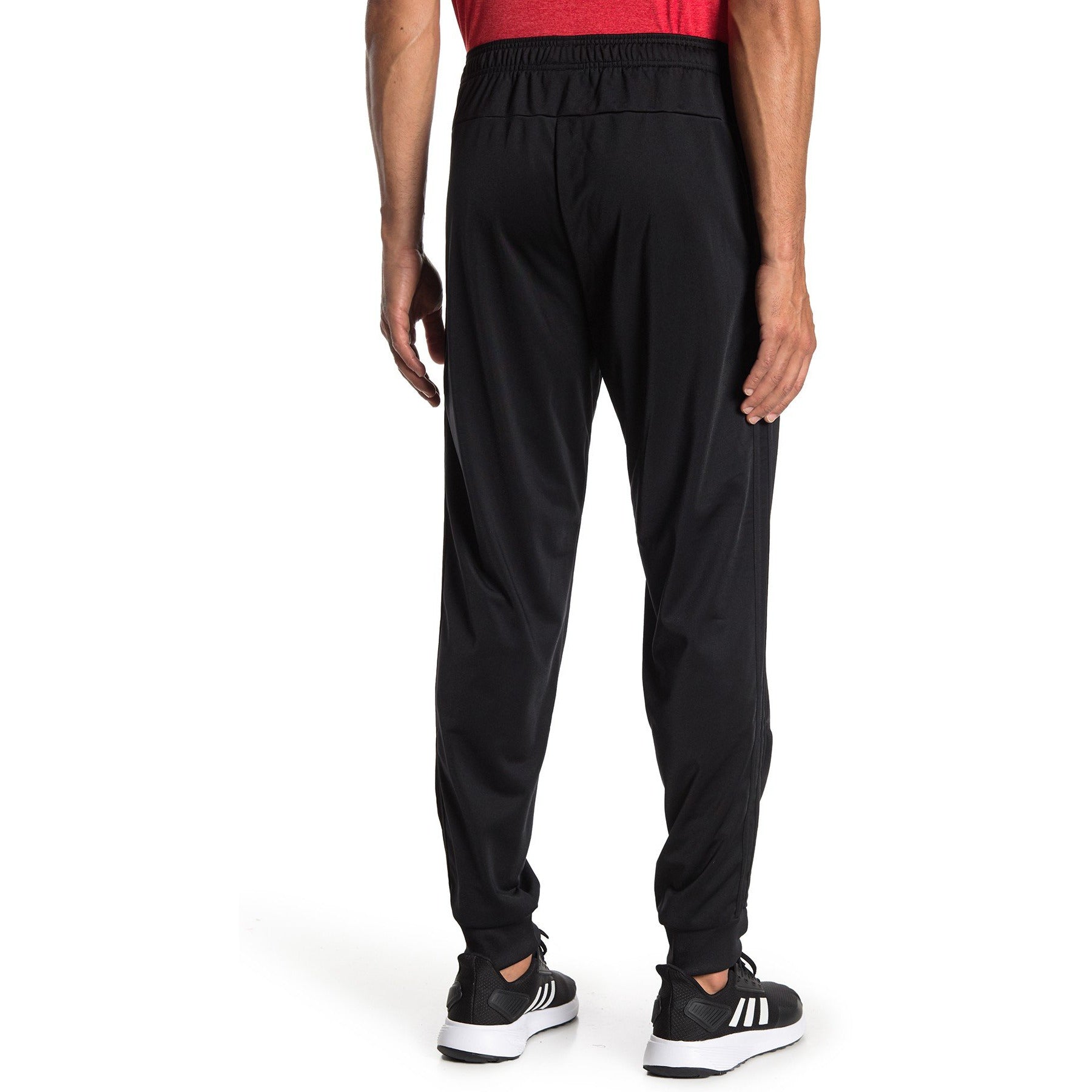 [DU0455] Mens Adidas Essentials 3 Stripes Tapered Tricot Pant