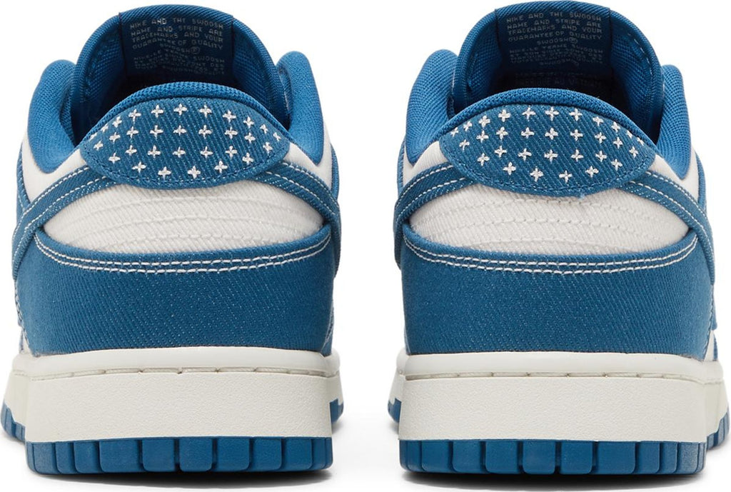 [DV0834-101] Mens Nike DUNK LOW 'INDUSTRIAL BLUE SASHIKO'