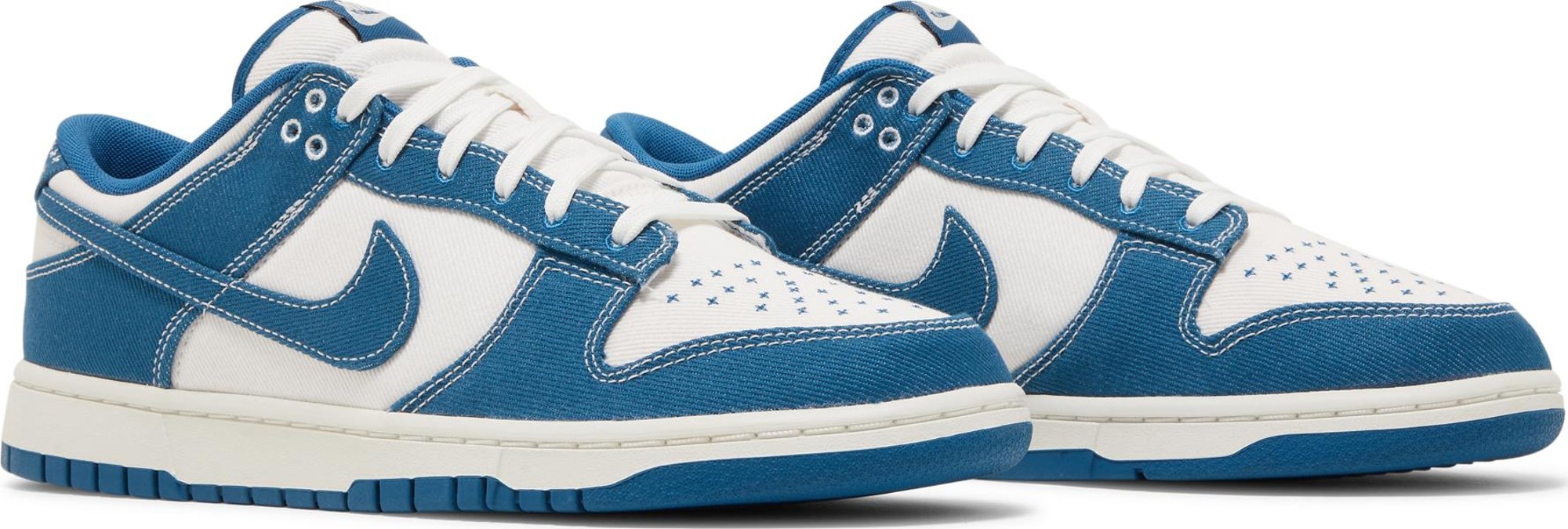 [DV0834-101] Mens Nike DUNK LOW 'INDUSTRIAL BLUE SASHIKO'