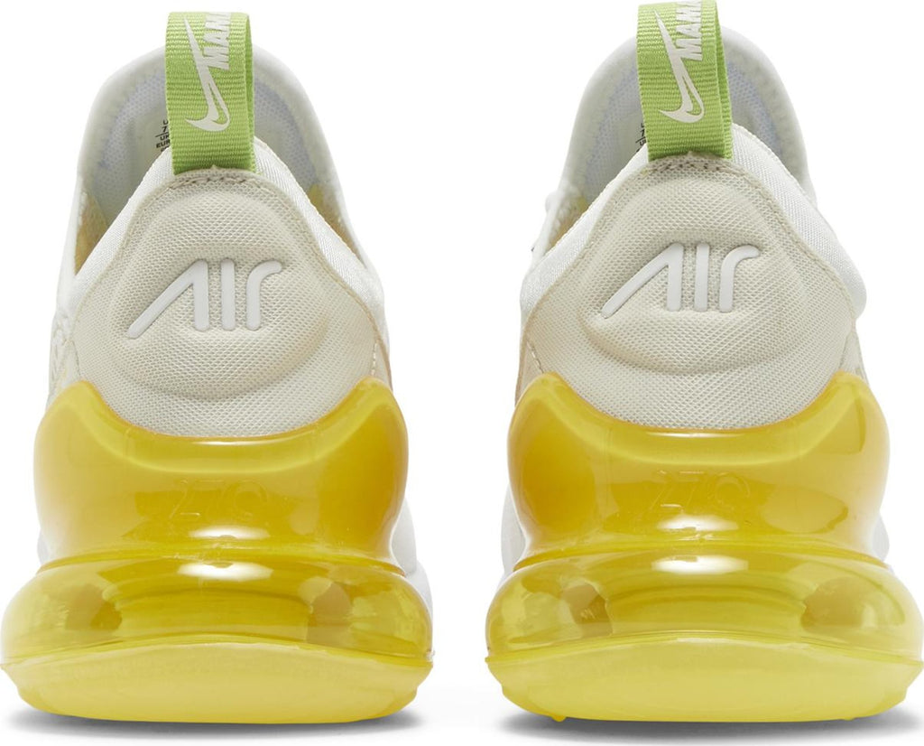 [DV2184-100] Womens Nike Air Max 270 'White Yellow Strike' (W)
