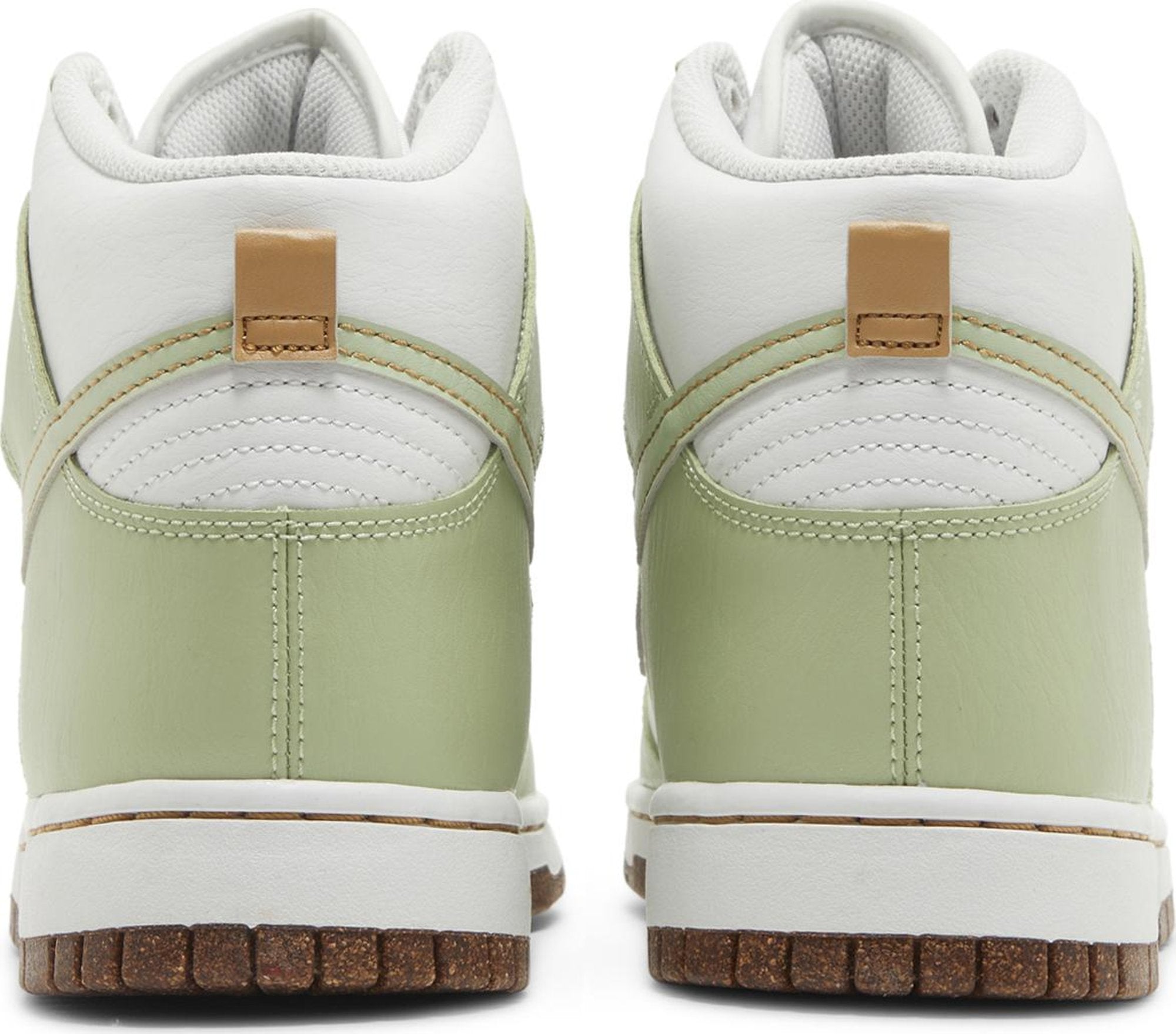 [DQ7680-300] Mens Nike Dunk HI Retro SE 'Inspected By Swoosh Honeydew'