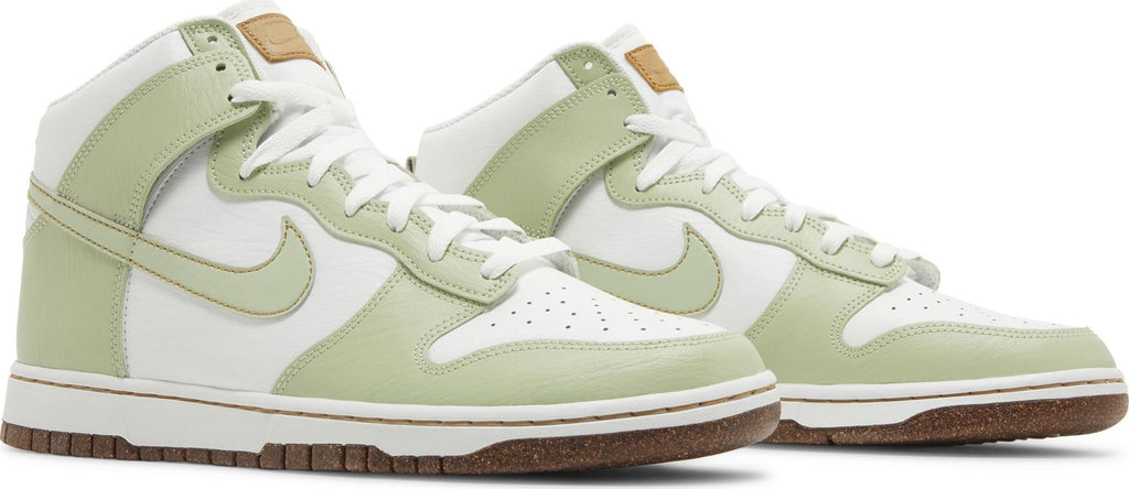 [DQ7680-300] Mens Nike Dunk HI Retro SE 'Inspected By Swoosh Honeydew'