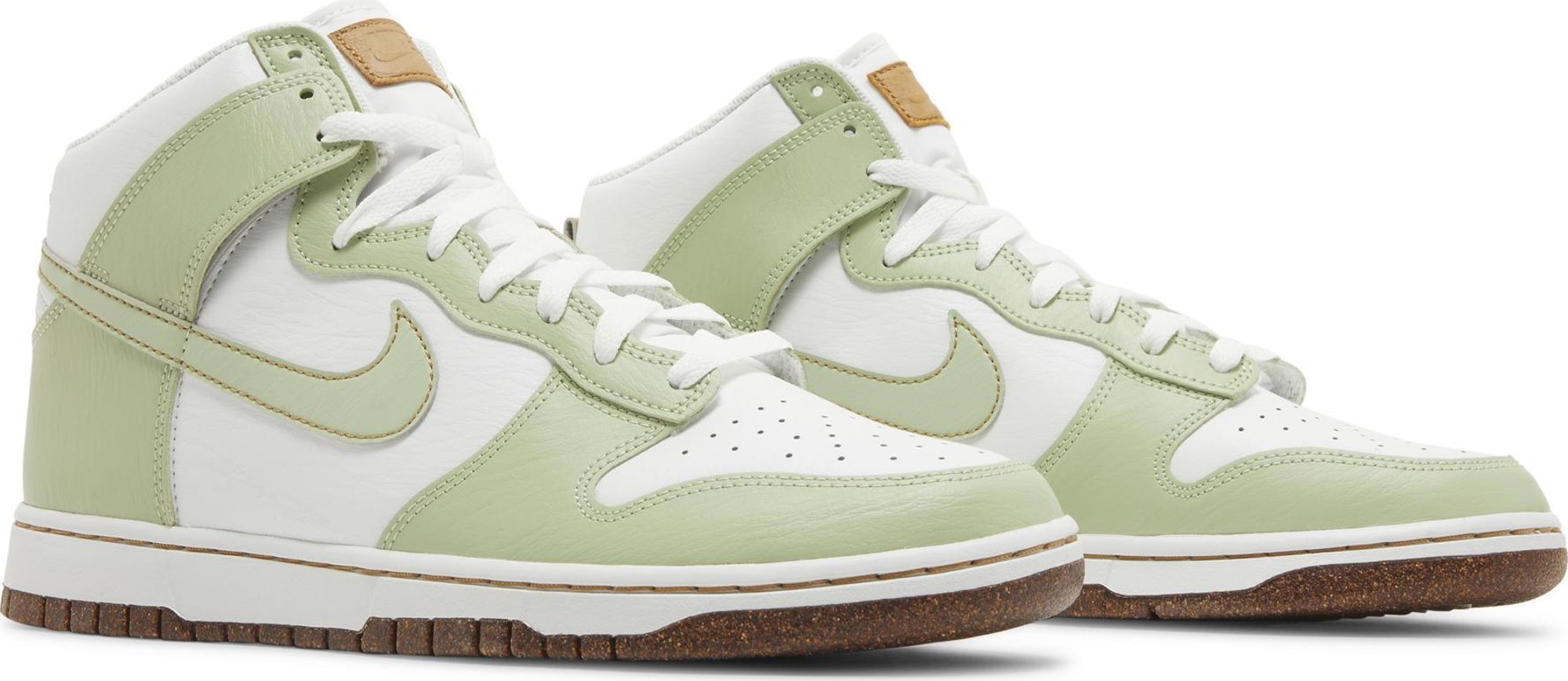[DQ7680-300] Mens Nike Dunk HI Retro SE 'Inspected By Swoosh Honeydew'