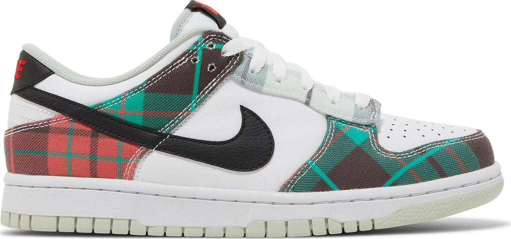 [DV8919-100] Grade School Nike DUNK LOW 'TARTAN PLAID' (GS)