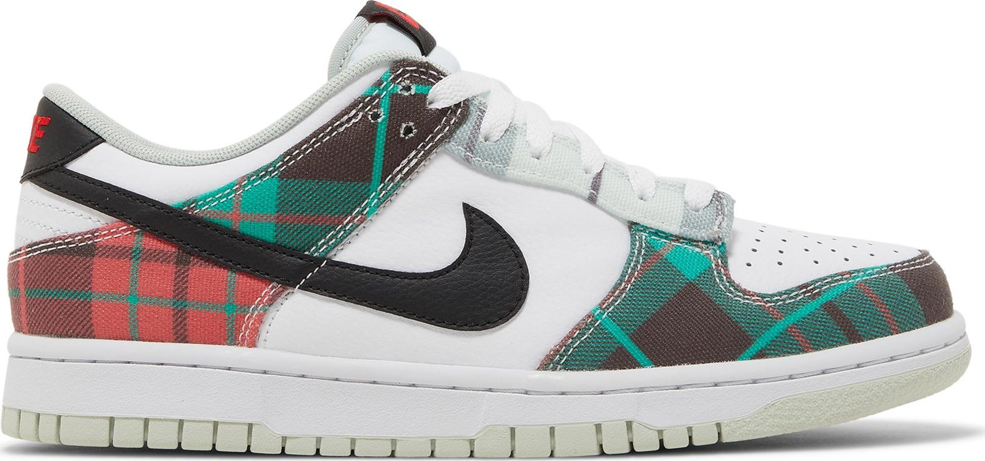 [DV8919-100] Grade School Nike DUNK LOW 'TARTAN PLAID' (GS)