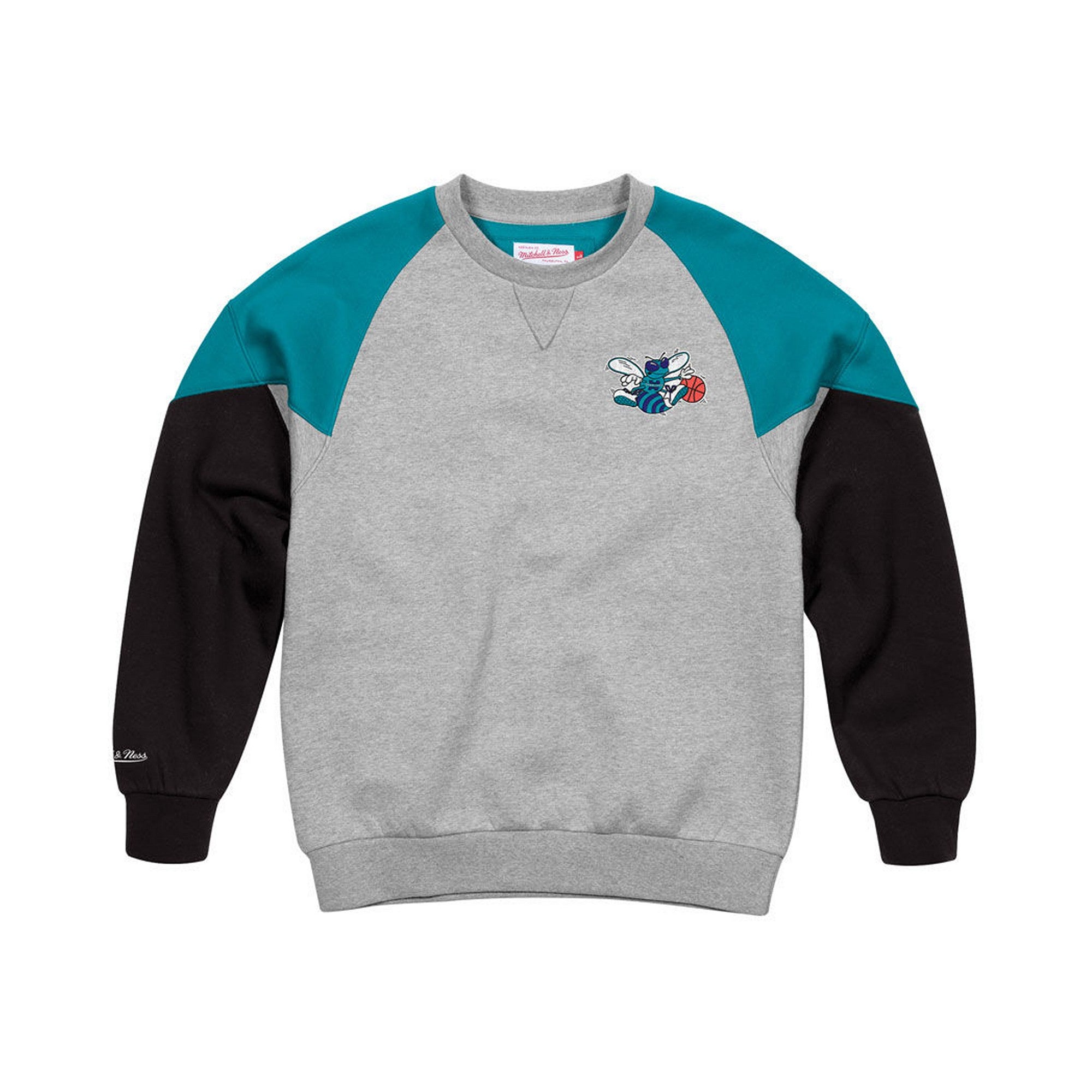 Mens Mitchell & Ness NBA Trading Block Crew Charlotte Hornets