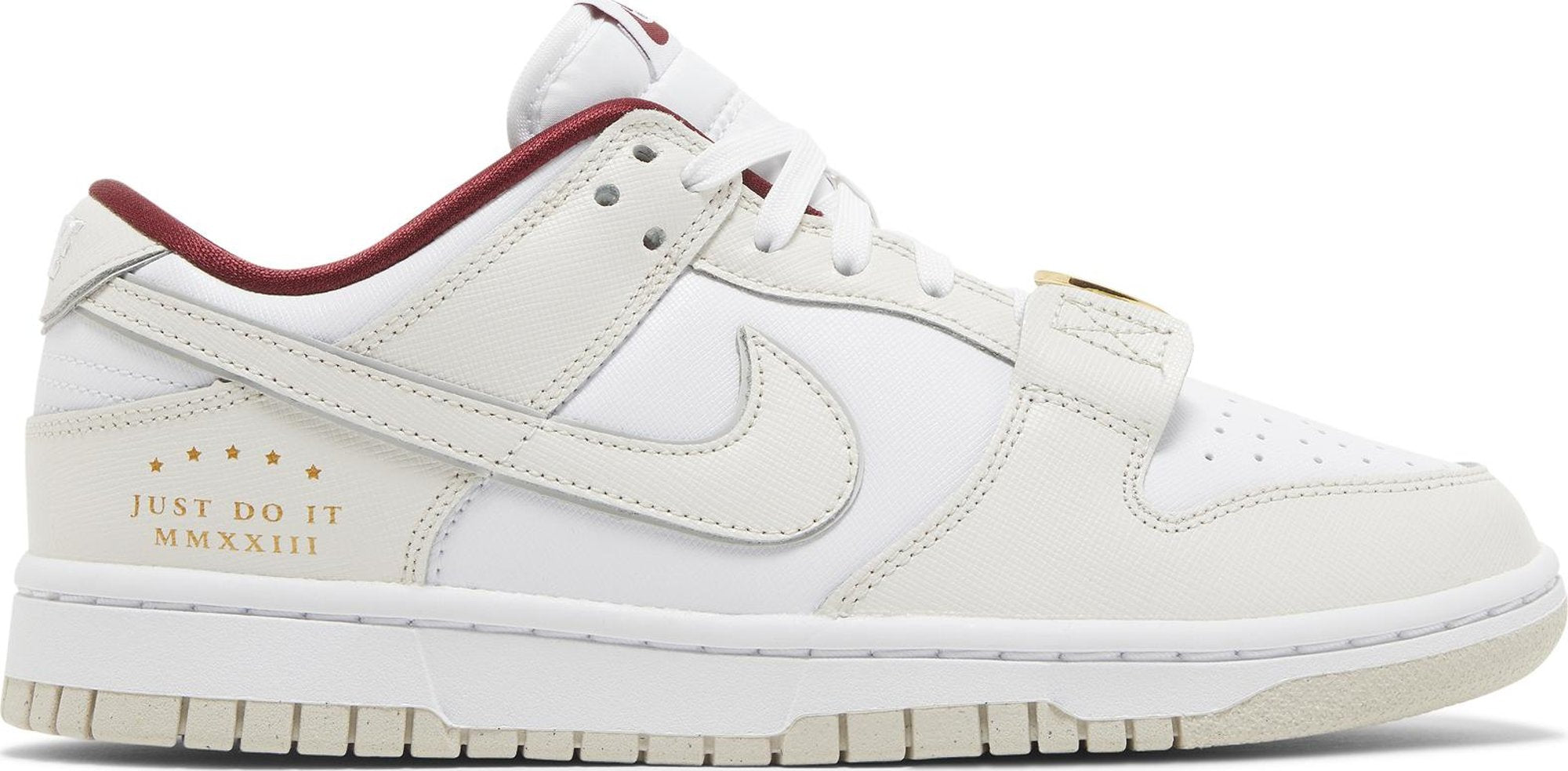 [DV1160-100] Womens Nike DUNK LOW SE 'JUST DO IT WHITE PHANTOM' (W)