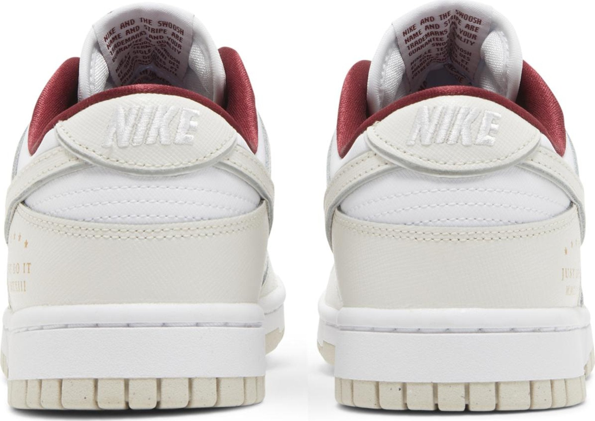 [DV1160-100] Womens Nike DUNK LOW SE 'JUST DO IT WHITE PHANTOM' (W)