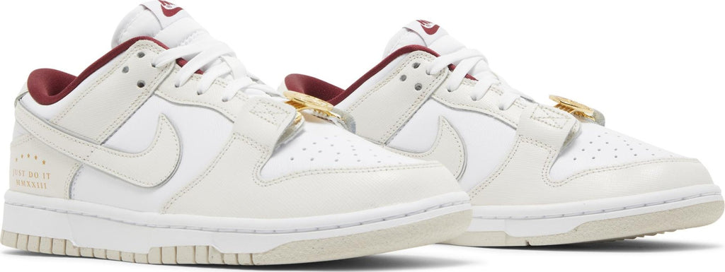 [DV1160-100] Womens Nike DUNK LOW SE 'JUST DO IT WHITE PHANTOM' (W)