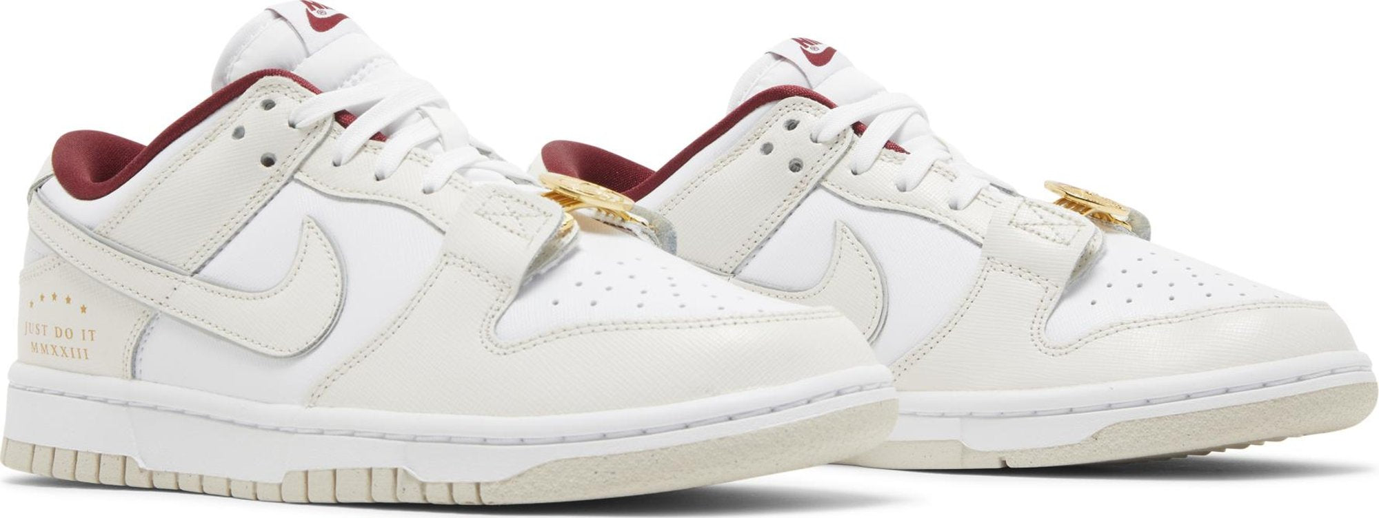 [DV1160-100] Womens Nike DUNK LOW SE 'JUST DO IT WHITE PHANTOM' (W)