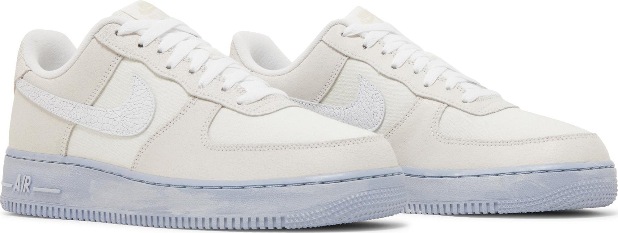[DV0787-100] Mens Nike Air Force 1 Low '07 LV8 EMB 'Summit White Blue Whisper'