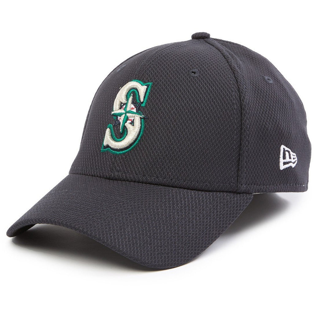 [11403310] Mens New Era MLB Diamond Era Classic 39Thirty Stretch Cap Seattle Mariners
