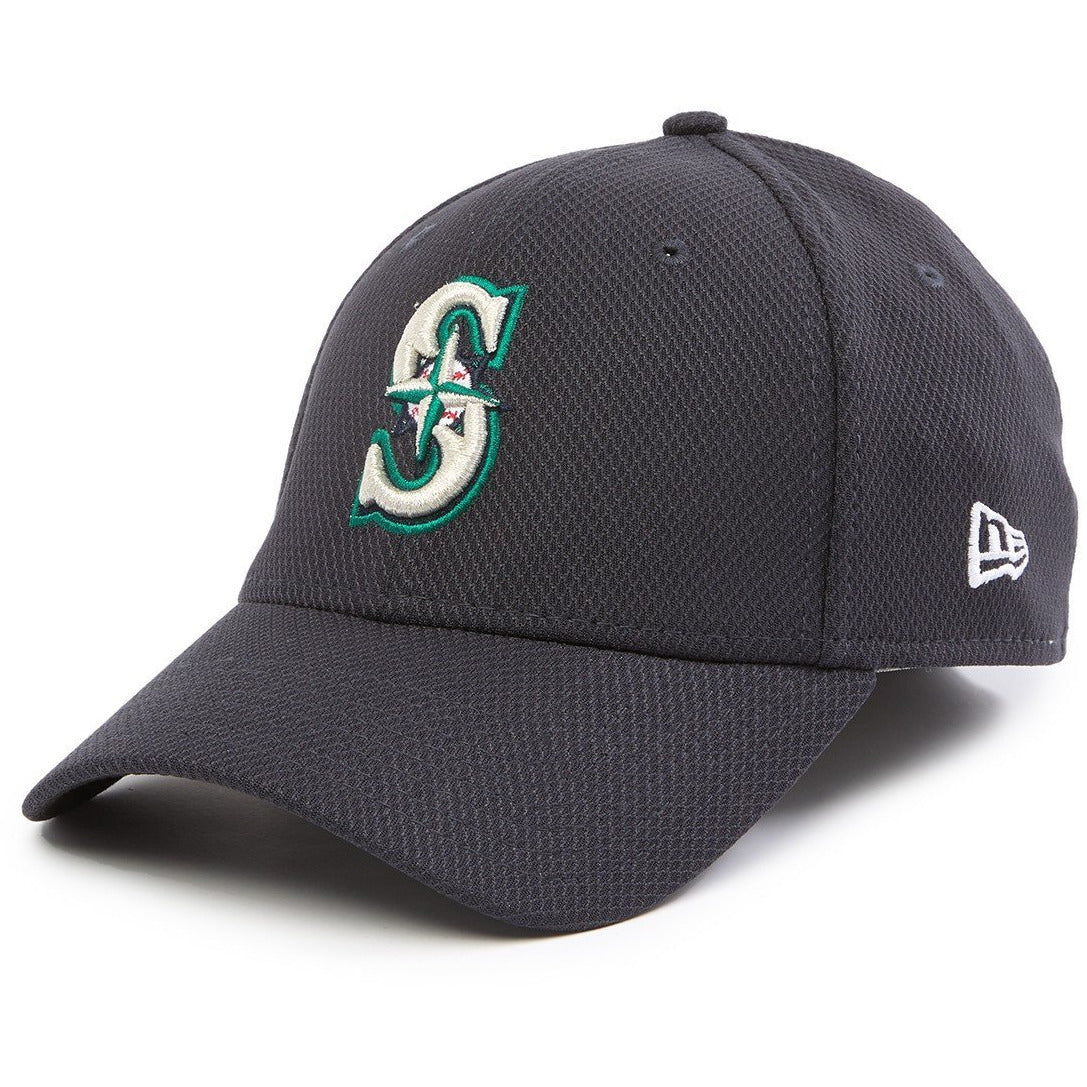 [11403310] Mens New Era MLB Diamond Era Classic 39Thirty Stretch Cap Seattle Mariners
