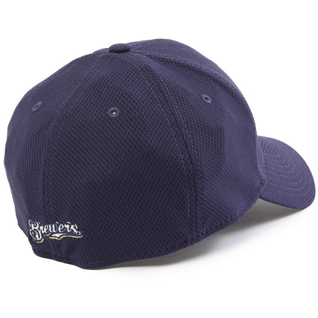 [11403319] Mens New Era MLB Diamond Era Classic 39Thirty Stretch Cap Milwaukee Brewers