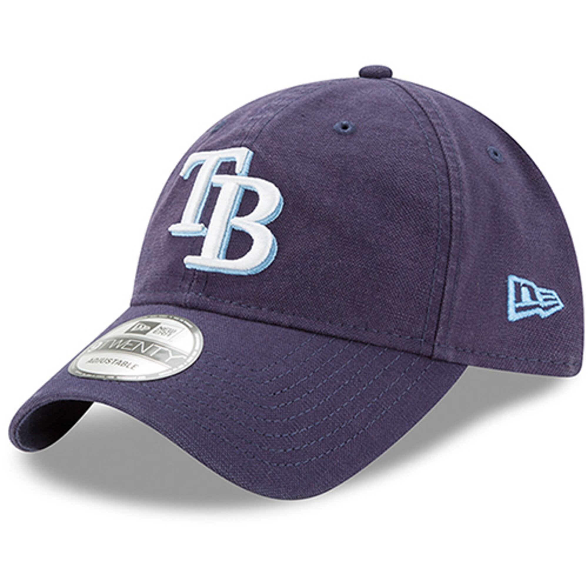[11417765] Mens New Era MLB Core Classic 9Twenty Adjustable Cap Tampa Bay Rays