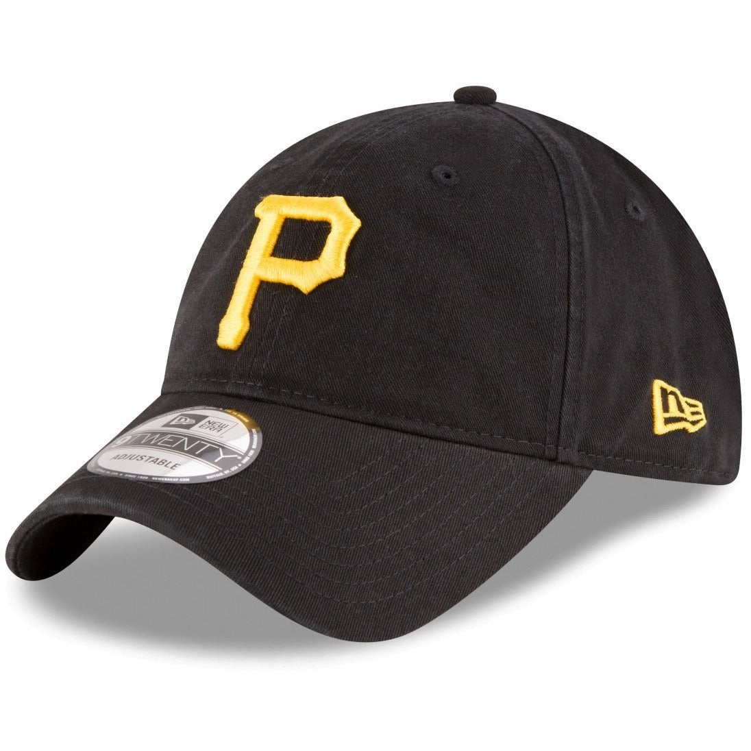 [11417778] Mens New Era MLB Core Classic 9Twenty Adjustable Cap Pittsburgh Pirates