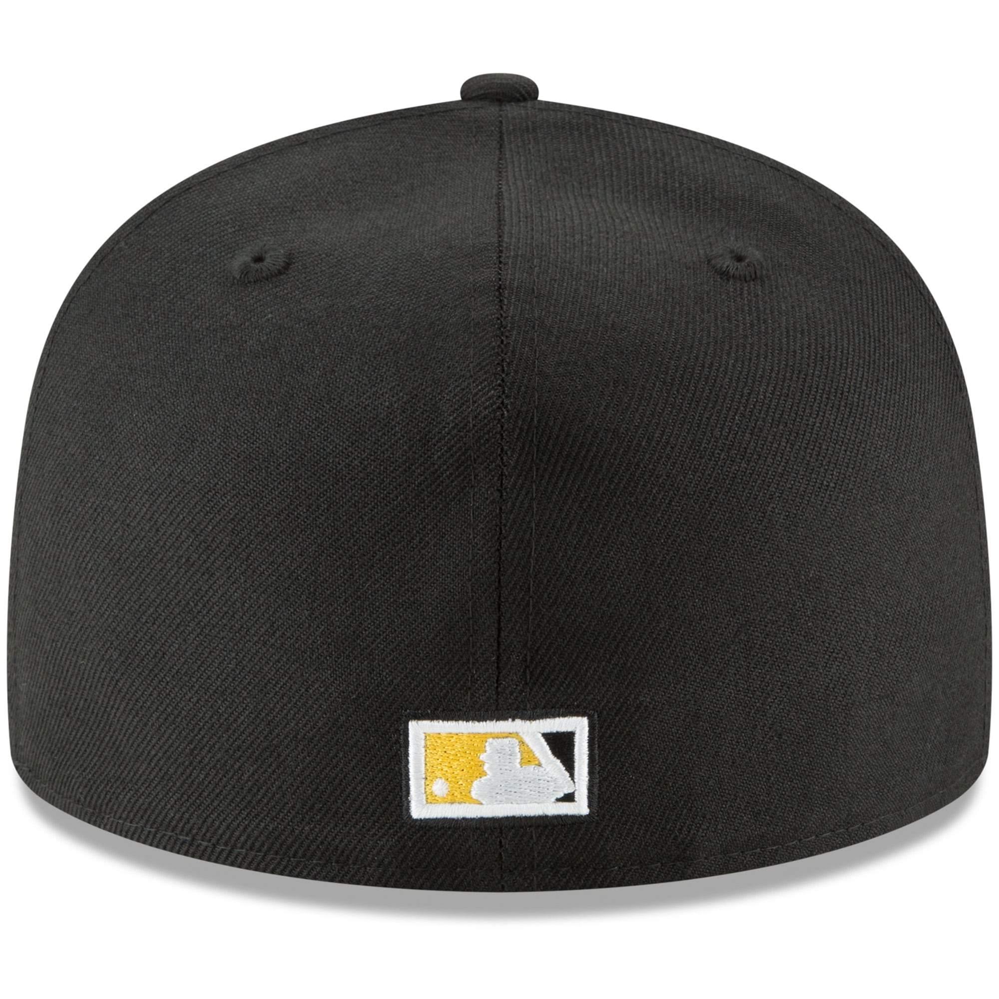 [11590960] Mens New Era MLB Cooperstown Wool 59Fifty Fitted Hat - Pirates - sneakAR