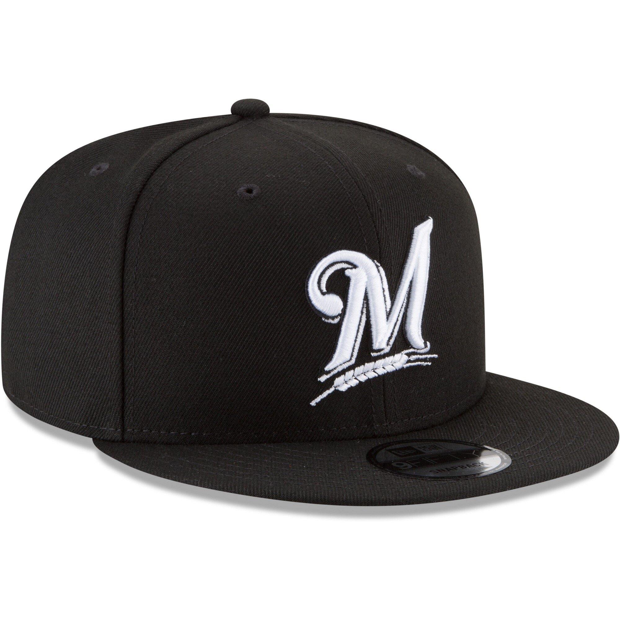 [11591039] Mens New Era MLB Basic 9Fifty Snapback - Milwaukee Brewers - sneakAR