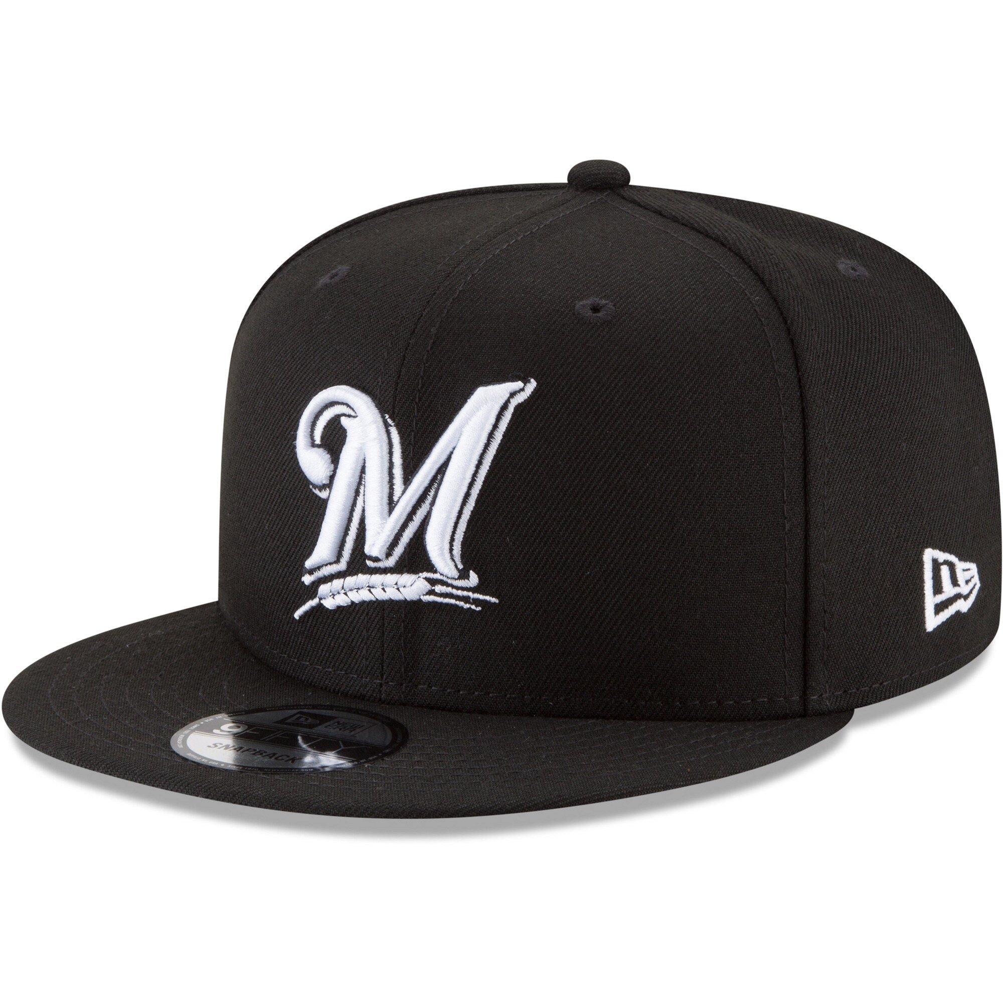 [11591039] Mens New Era MLB Basic 9Fifty Snapback - Milwaukee Brewers - sneakAR