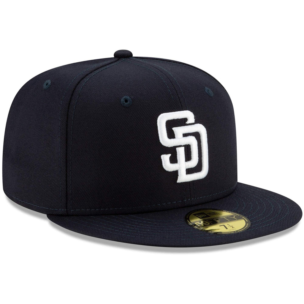 [11591110] Mens New Era MLB League Basic 59Fifty Fitted - San Diego Padres - sneakAR