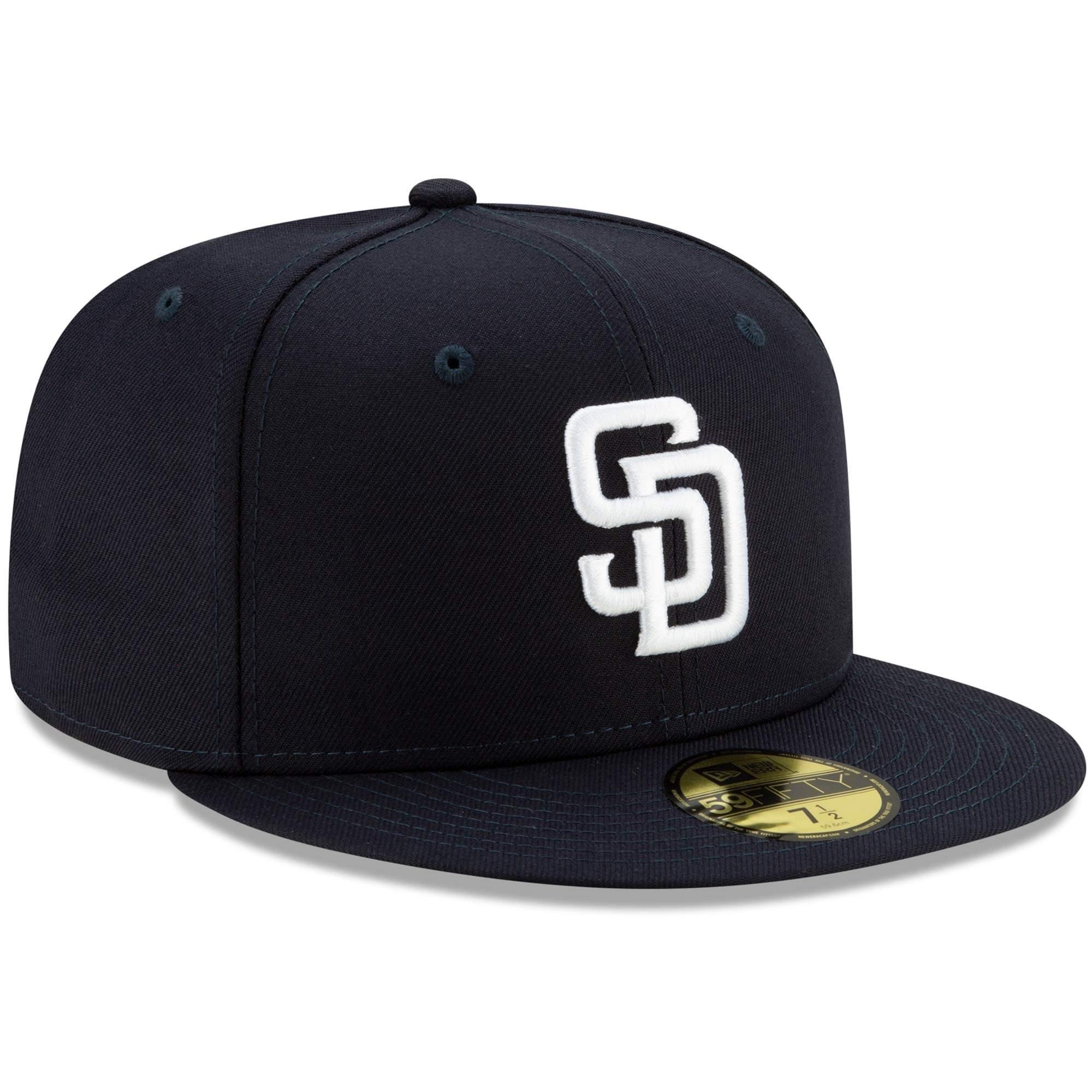 [11591110] Mens New Era MLB League Basic 59Fifty Fitted - San Diego Padres - sneakAR