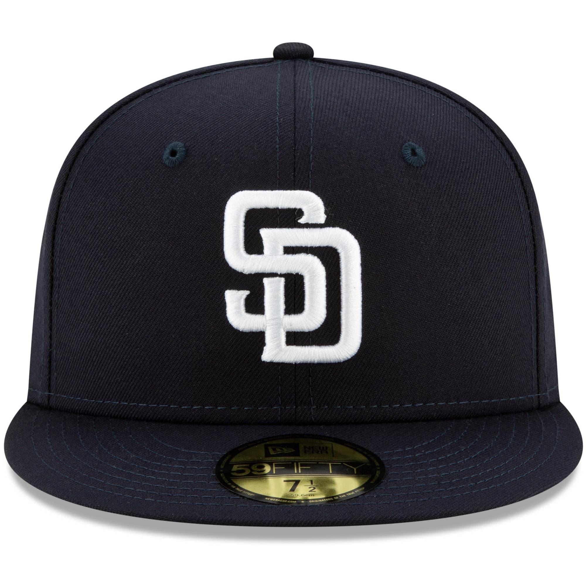 [11591110] Mens New Era MLB League Basic 59Fifty Fitted - San Diego Padres - sneakAR