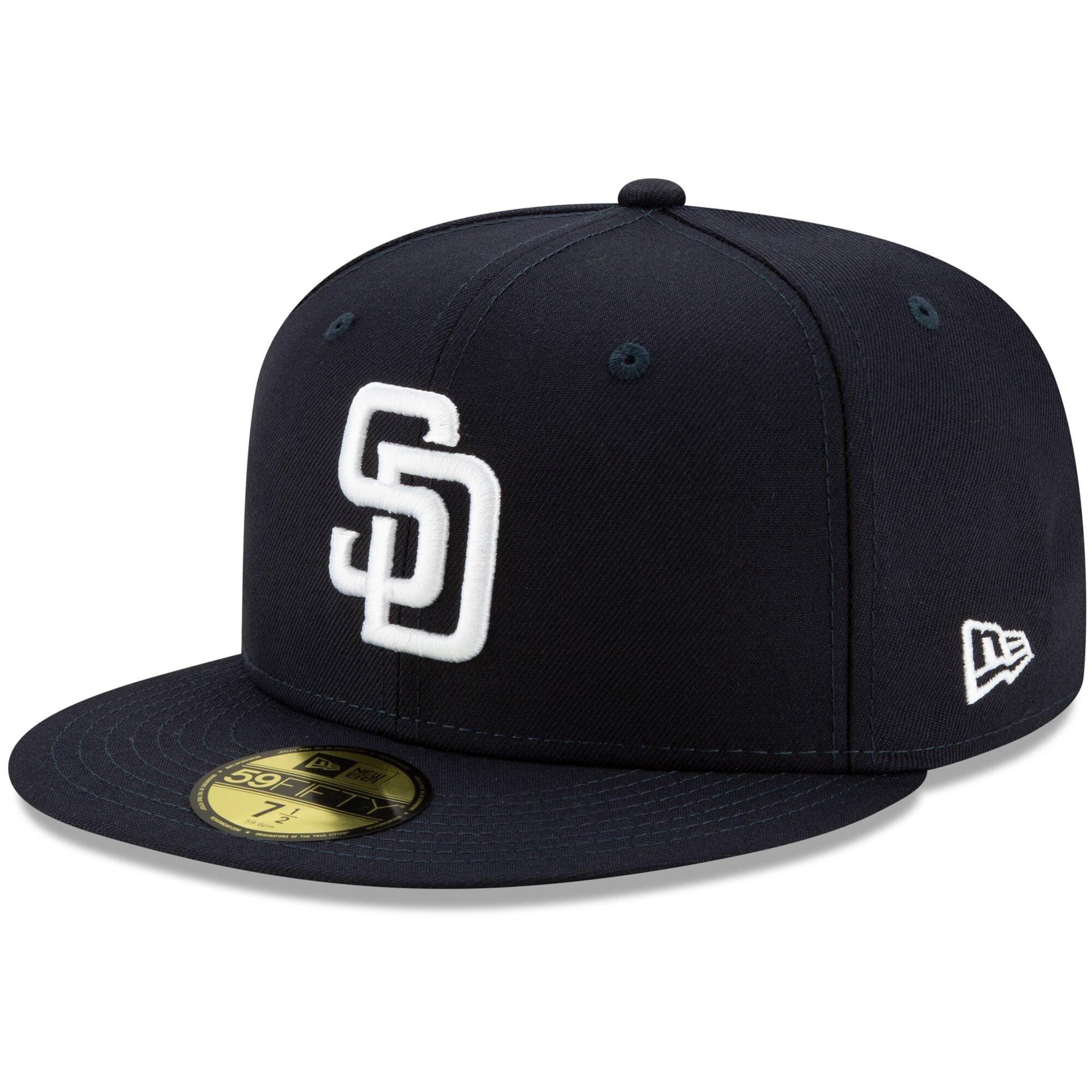 [11591110] Mens New Era MLB League Basic 59Fifty Fitted - San Diego Padres - sneakAR