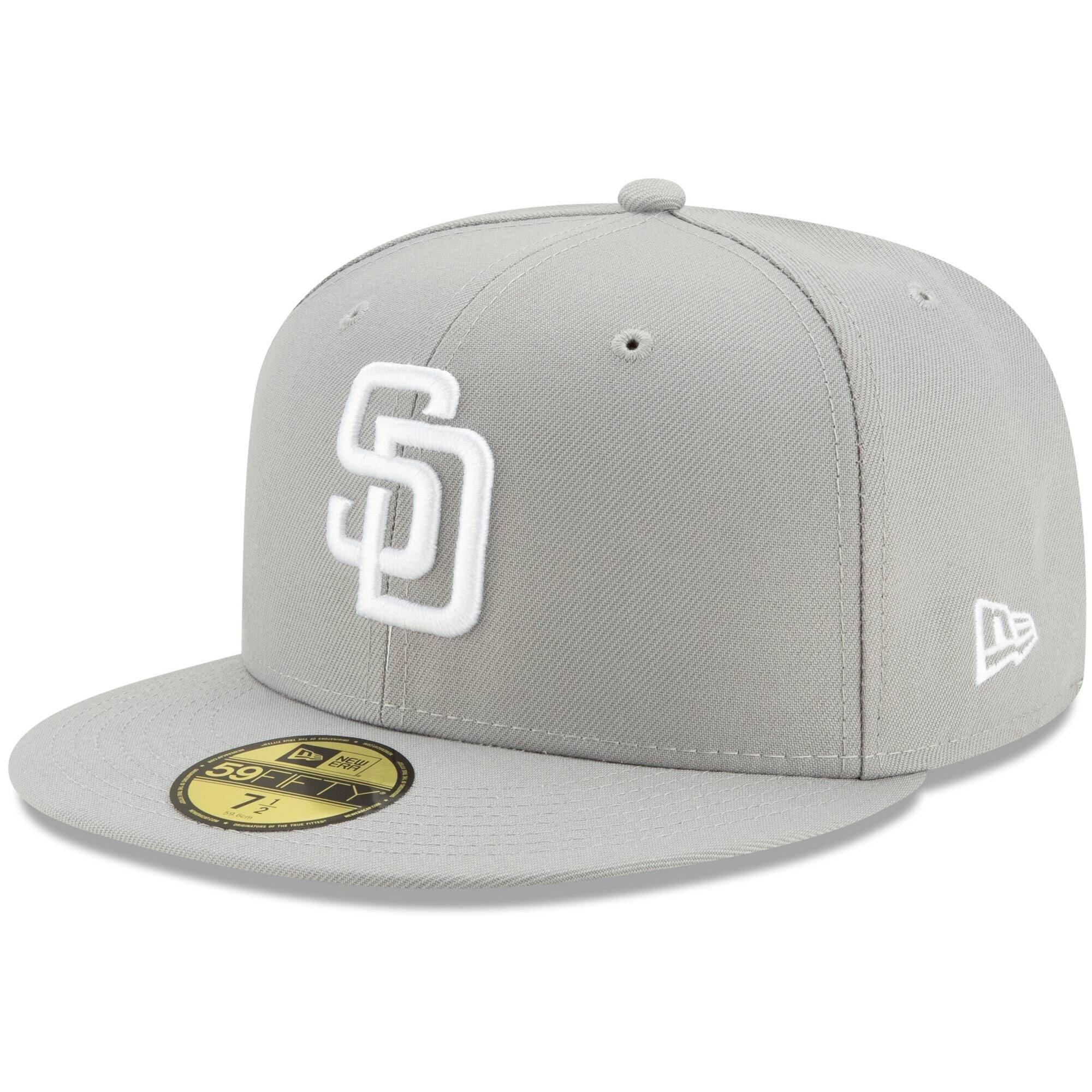 [11591111] Mens New Era MLB League Basic 59Fifty Fitted - San Diego Padres - sneakAR